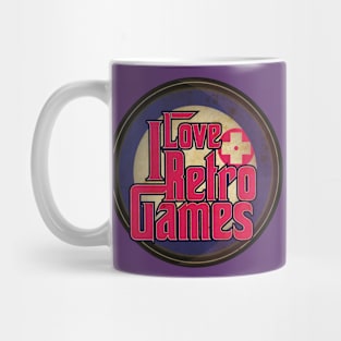 I Love Retro Video Games Mug